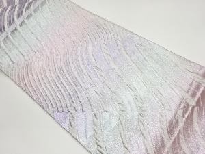 ふくれ織曲線模様織出し暈し袋帯